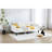 Modern Twin Daybed With Stable Frame And Soft Velvet Upholstery Breathable Support For Home Office