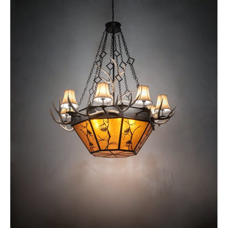 Rustic Lodge 16 - Light Chandelier