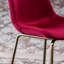 2 pièces tabouret de comptoir en velours rouge 26,50 po