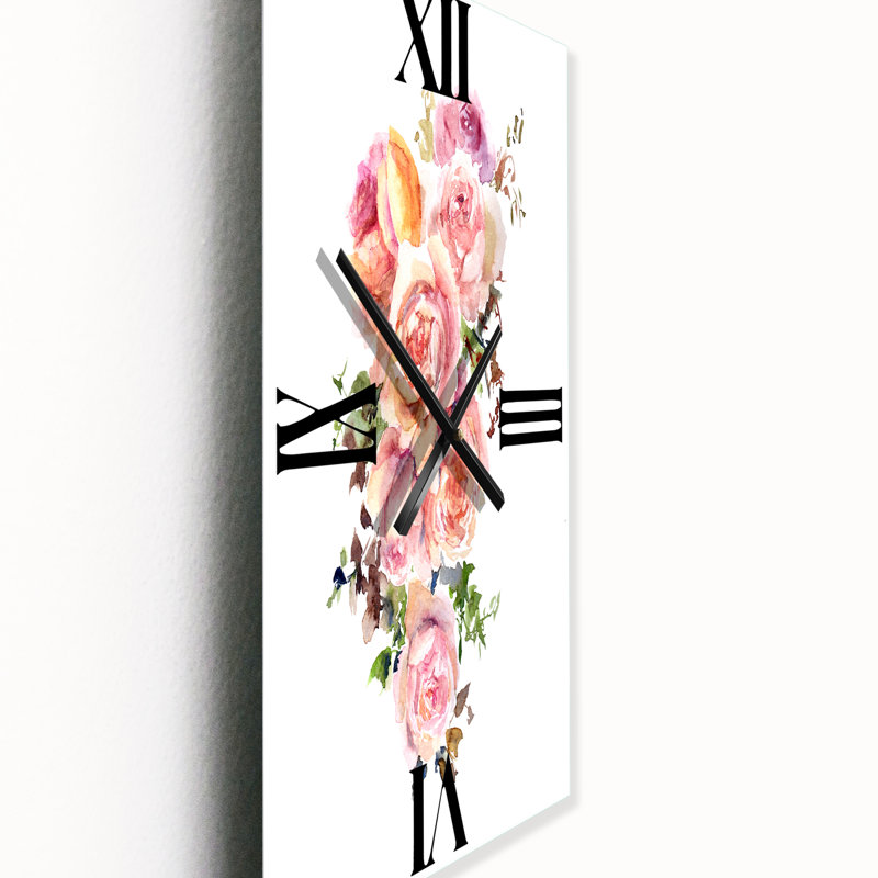 Horloge murale Roses, Grand