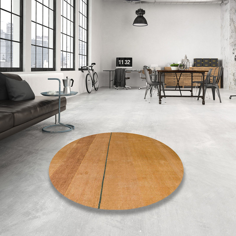 Abstract Indoor Rug, Round 3'
