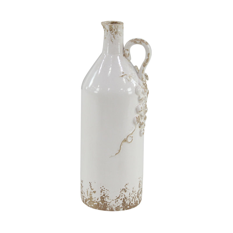 Vase de plancher en pierres rustique vieillie Chadford