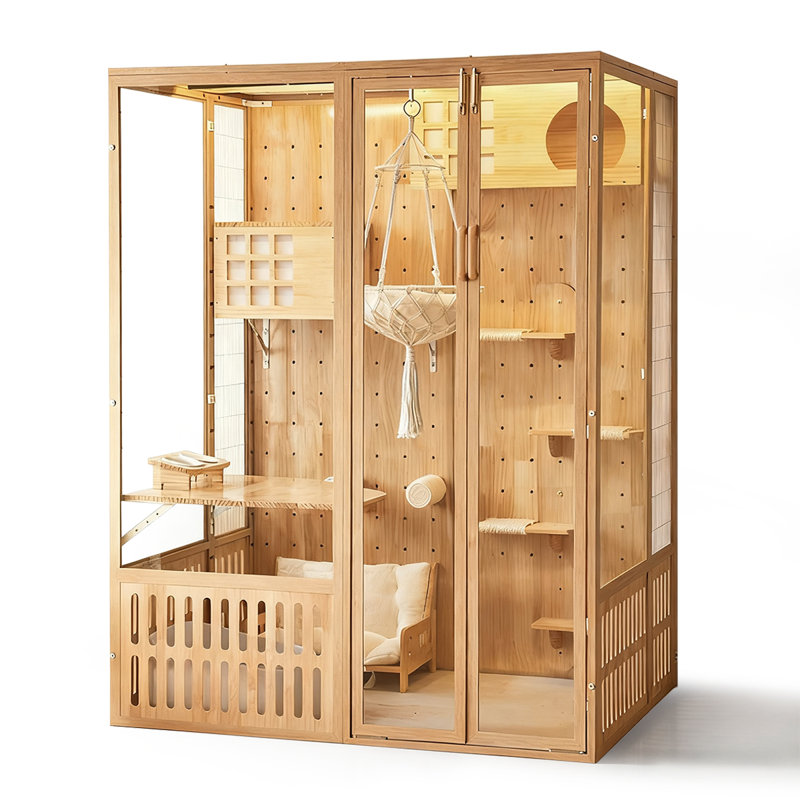 Oversized Space Voice-Controlled Light Modular Cat House