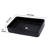 24"X16" Black Ceramic Rectangular Vessel Bathroom Sink-123626415