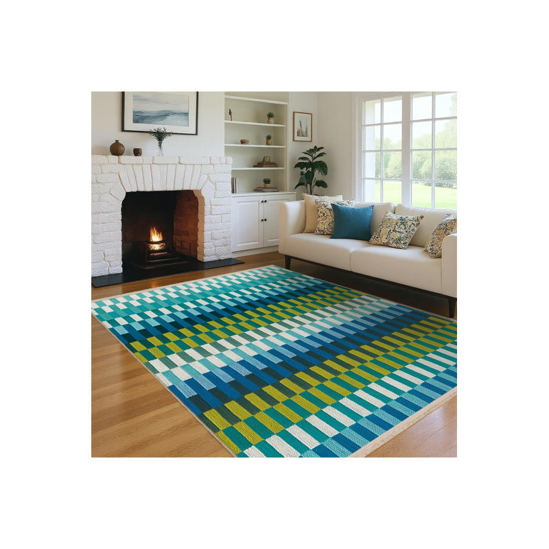 Tapis vert Mosso, 3'3" x 9'10"