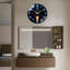 Horloge murale fusée 24 po