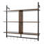 Rayonnage mural en fer 9,4 po Marcco