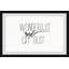 Wanderlust and City Dust 1 Piece Single Picture Frame Wall Art-886426424
