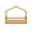 Lit simple en bois avec lit gigogne-512509990