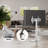 Floor-standing Tv Stand With Double-layer Adjustable Shelves, Suitable For 32-70 Inches