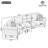 Upholstered Sofa Couch With Two Printed Pillows-237849525