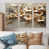 Toile naturelle avec cadre flottant