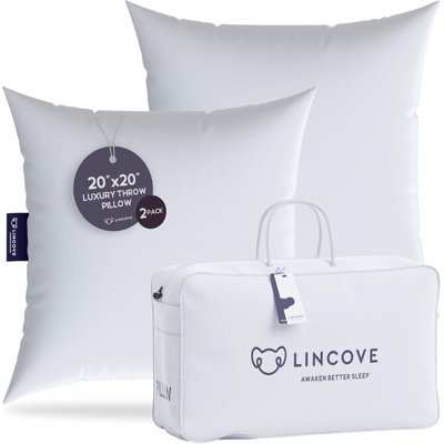 Insert de coussin décoratif en lin 100% coton, rembourrage en duvet synthétique, hypoallergénique - coussin décoratif