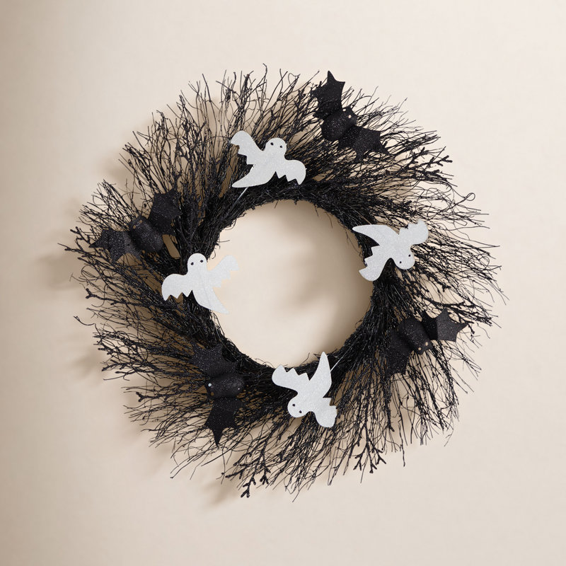 Faux Twig 22'' Wreath