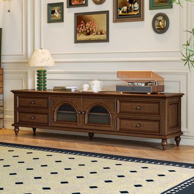 American-style vintage storage cabinet TV stand
