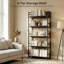 HOMCOM Bookshelf with Anti-Slip Design 5-Tier Storage Shelves-1815496913