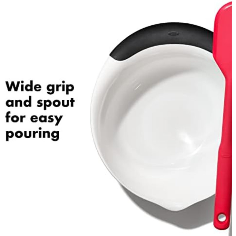 Good Grips 3-Piece Mixing Bowl Set, Black