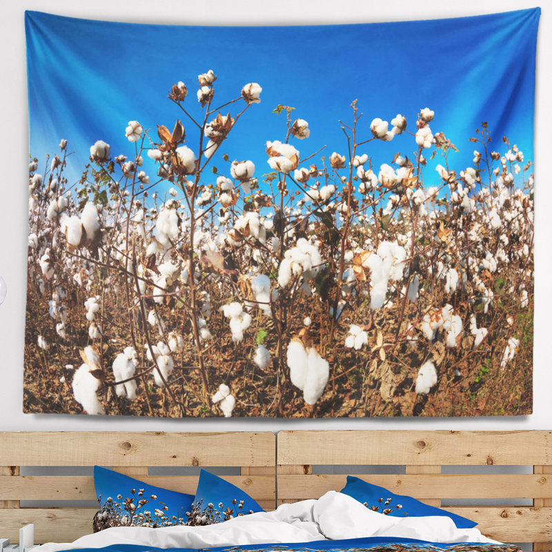 Tapisserie Blooming AlabamaField, H 32 po x l 39 po