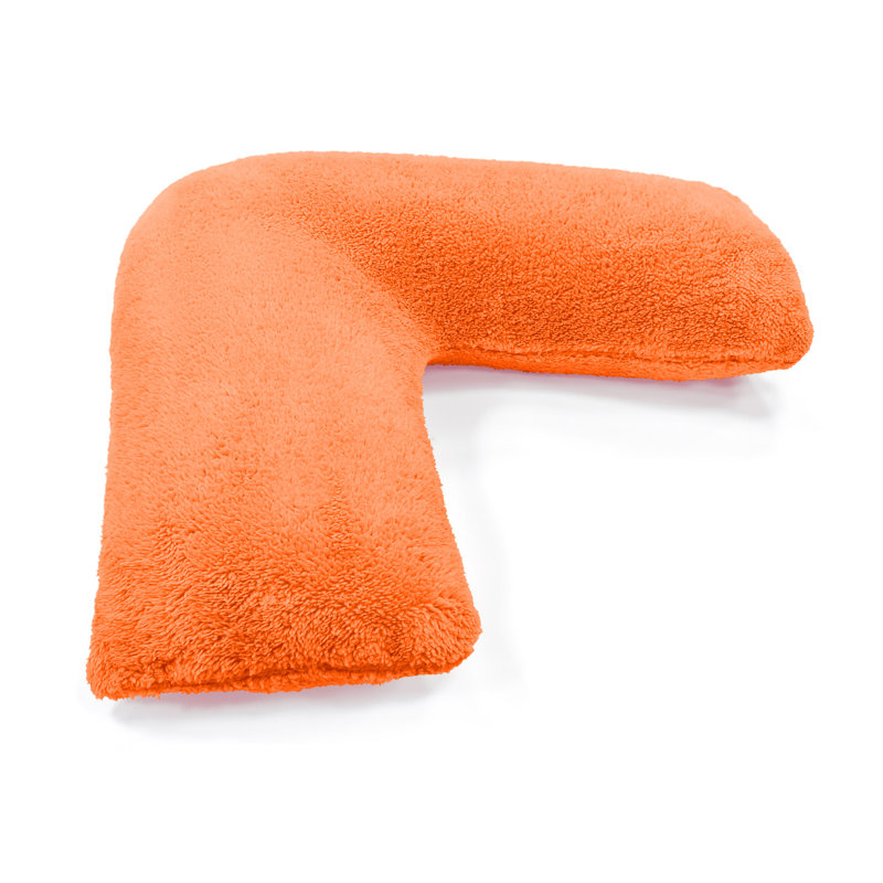 Najya Velosso Teddy Soft Cosy Thermal Fleece Pillowcase Pair, Orange