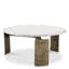 Coffee Table Bodega Antique Brass Finish