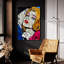 «Lovehatpop» par Loui Jover, art mural en verre acrylique-625896810