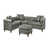 Rembourrage en mousse gris ardoise clair est en rupture de stock