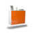 White/Orange