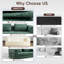 Canapé-lit convertible pliant, grand lit en chenille de 79 po avec accoudoirs amovibles, canapé 2 places sans assemblage, futon double pour le salon et la chambre à coucher-2077758446