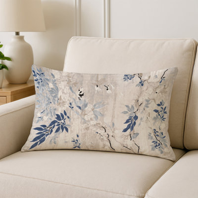 Coussin décoratif intérieur / extérieur bleu Modern Modern