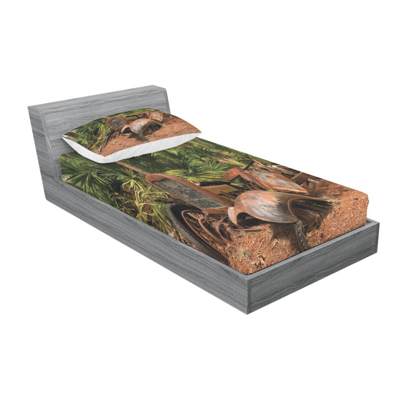 Microfiber Sheet Set, Twin Sheet Set with Fitted Sheet