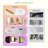 Horicon Vanity Desk with LED Lighted Mirror & Power Outlet, Makeup Table with Drawers & Cabinet