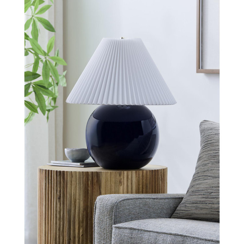 Taniaya Table Lamp, Dark Blue