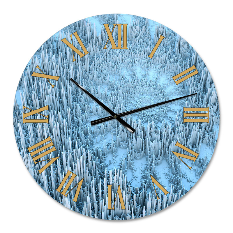 Horloge murale moderne en spirale abstraite, Petit