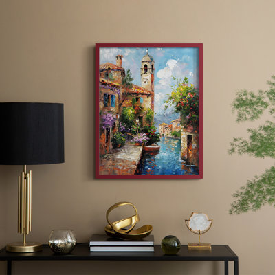 LANDSCAPES Series CCCLXXIII Framed Print - Solid Wood