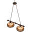 Luminaire suspendu linéaire 2 lumières Bryne