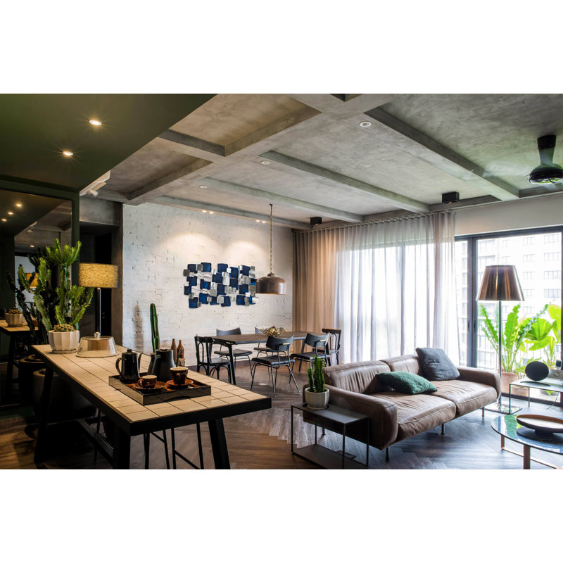 Handmade Modern Abstract Wall Decor on Metal