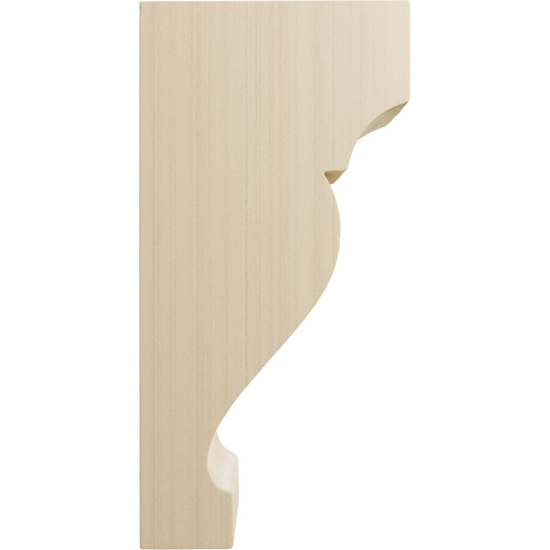 Corbeille en bois Dearborn, 8" H x 1.75" W x 4" D, Aulne