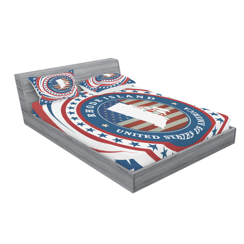 Ensemble de draps rhode island, Ensemble de drap pour grand lit avec drap-housse