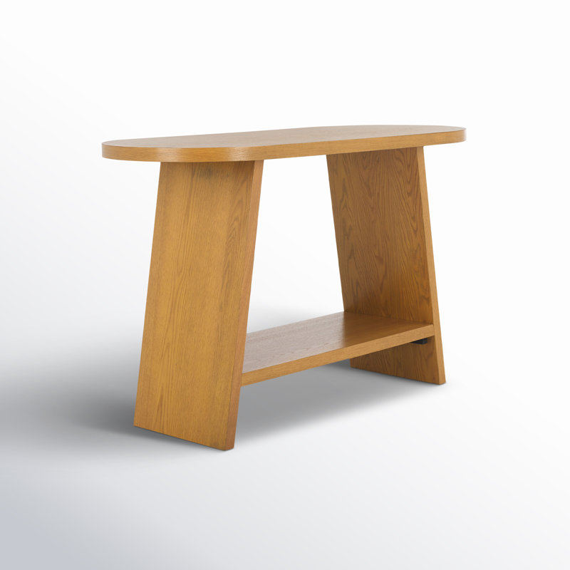 Mattelynn Wood Console Table, Natural