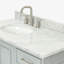 Ensemble de meuble-lavabo simple 43 po avec plateau Abita-93359412