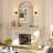 1-light Dimmable Armed Wall Sconces