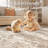 Washable Retro Abstract Rug, Stain Resistant Carpet for High Traffic Areas-129165162