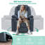Fauteuil inclinable à bascule à massage manuel et pivotant à 360 ° Latitude Run®-1554481409