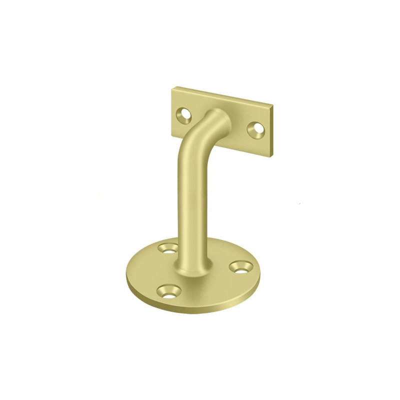 Supports pour main courante, projection de 3 po en laiton poli, Laiton poli