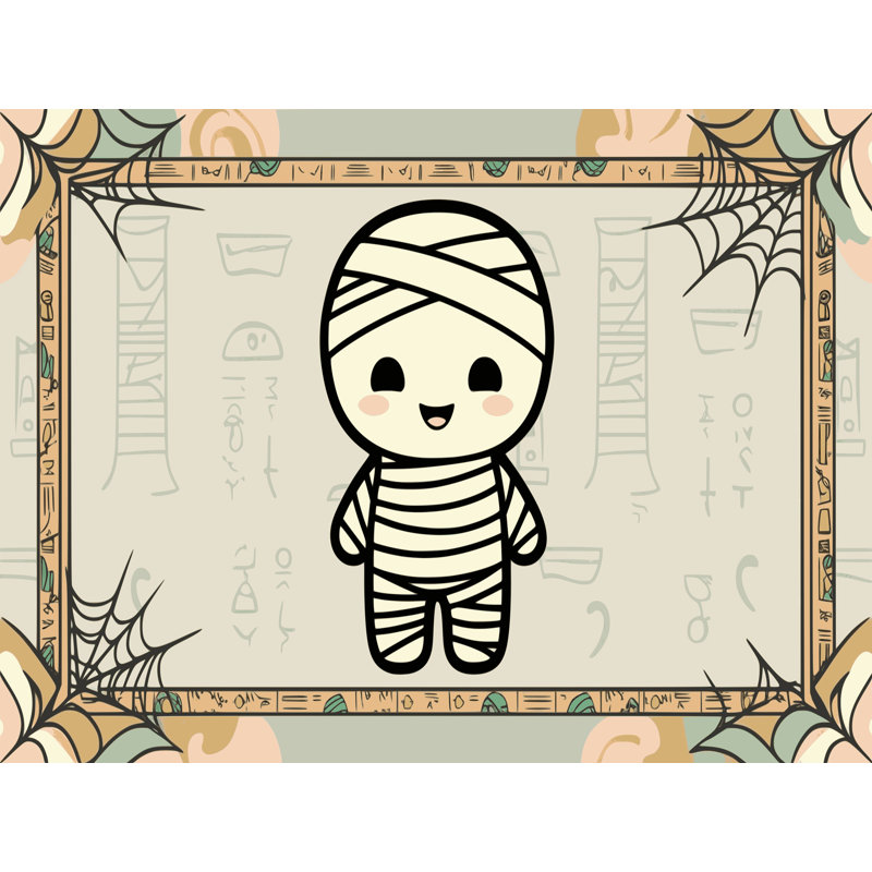 Tapis de vacances d'Halloween The Holiday Aisle®, Rectangle 8' x 12'
