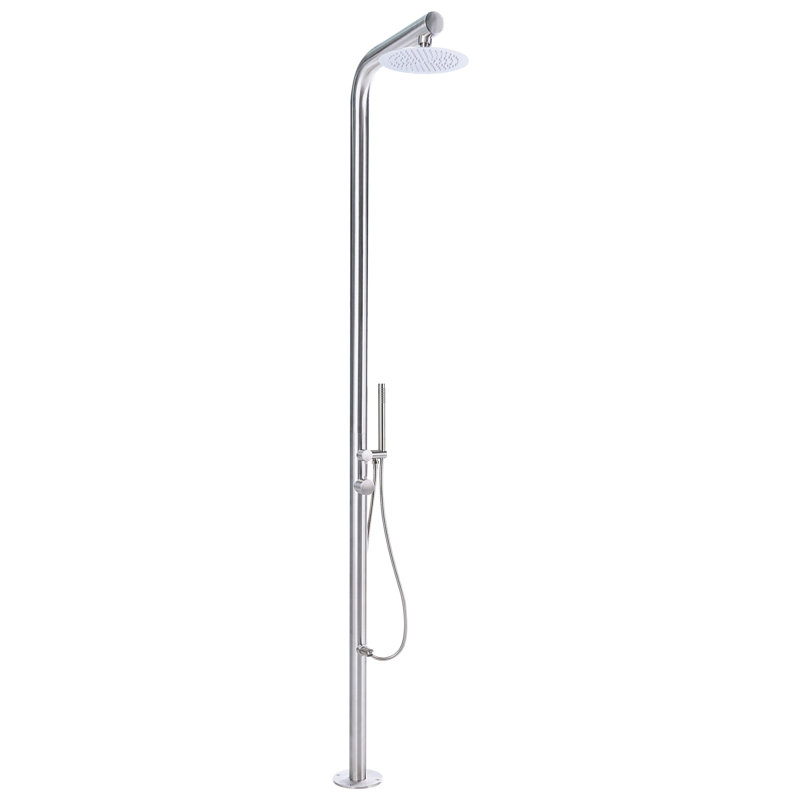 Freestanding Outdoor Shower MARUDI Silver