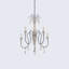 Lustre classique à cinq lumières de style bougie avec détails perlés Celine