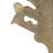 Elegant Leaf Design Table Lamp With Marble Base And Soft Fabric Shade