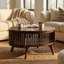 Table basse ronde avec rangement George Oliver Klever