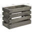 Solid Wood 27.3cm H Tabletop Storage